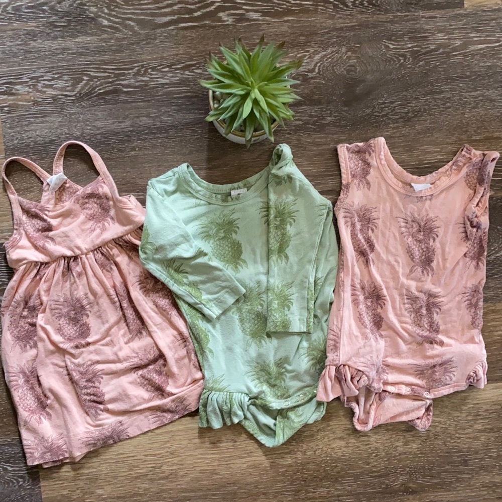 Kate Quinn Pineapple Trio 6-12 months